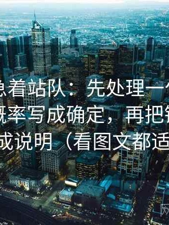觅圈别急着站队：先处理一句话里有没有把概率写成确定，再把镜头选择写成说明（看图文都适用）